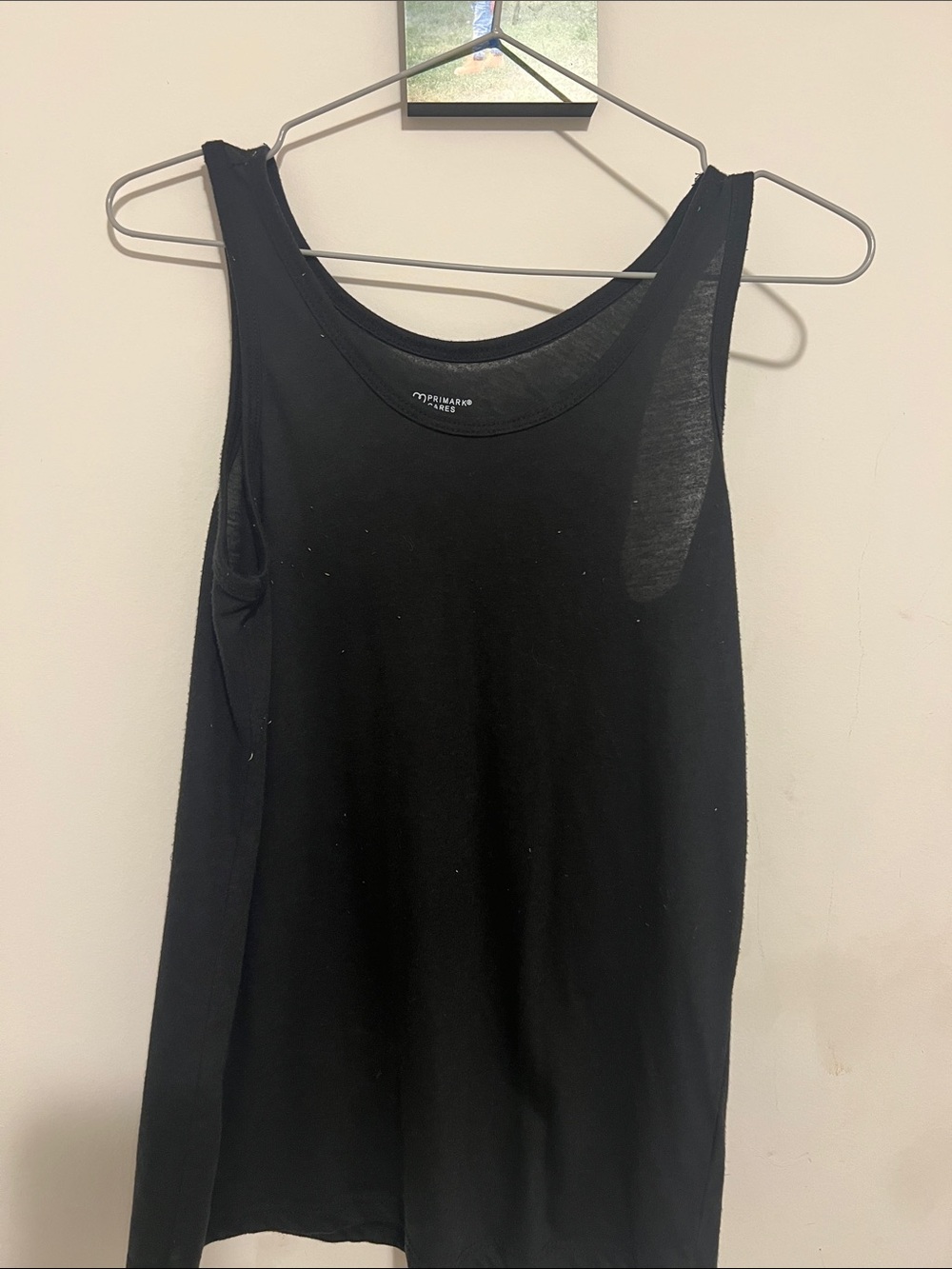 Primark Black Women's Ribbed Scoop Tank